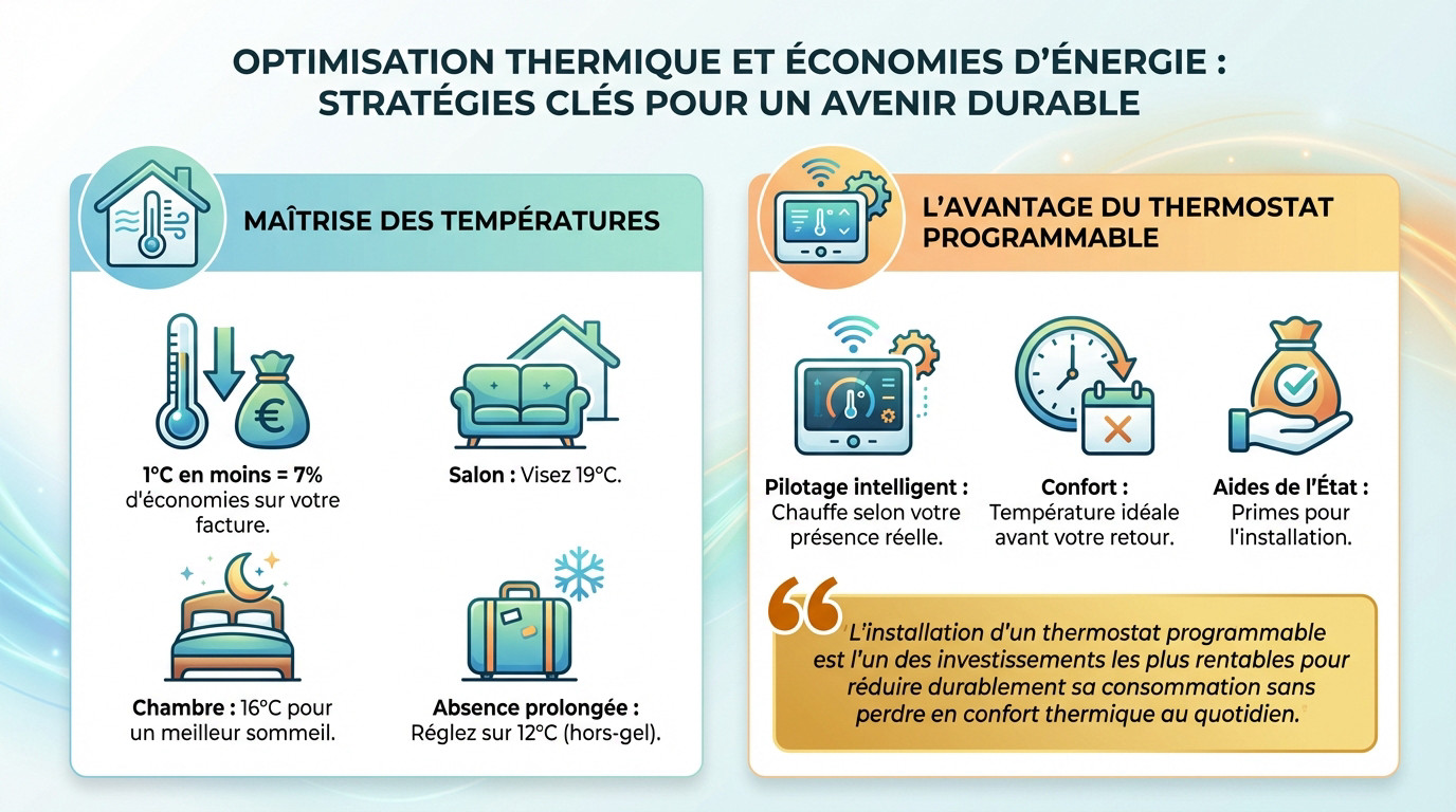 Optimisation thermique et gestion des températures pour réduire les factures