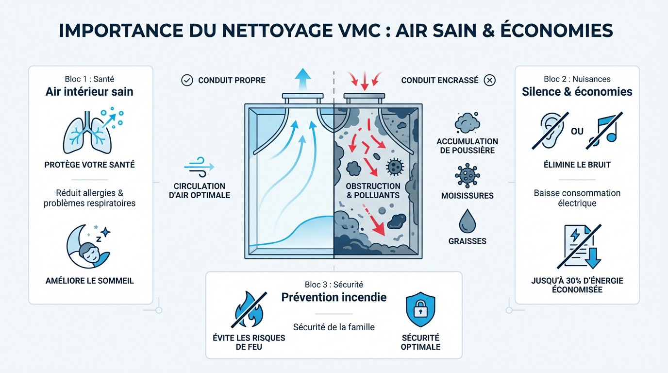 Nettoyage d'une VMC pour garantir la sécurité incendie