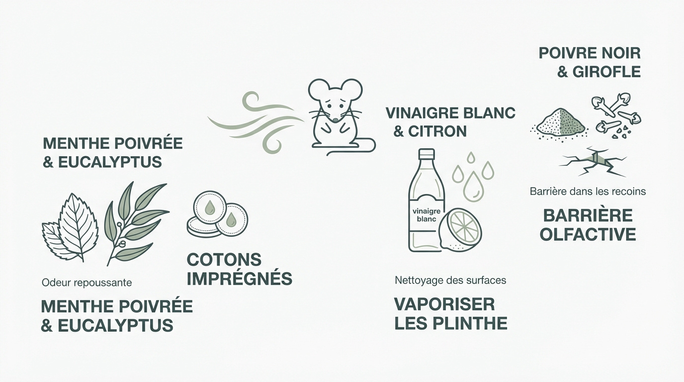 Se débarrasser des souris remède de grand-mère avec du poivre et des clous de girofle