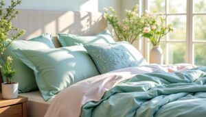 découvrez notre collection de linge de lit pour apporter la fraîcheur et la douceur du printemps dans votre chambre, alliant confort et style renouvelé.