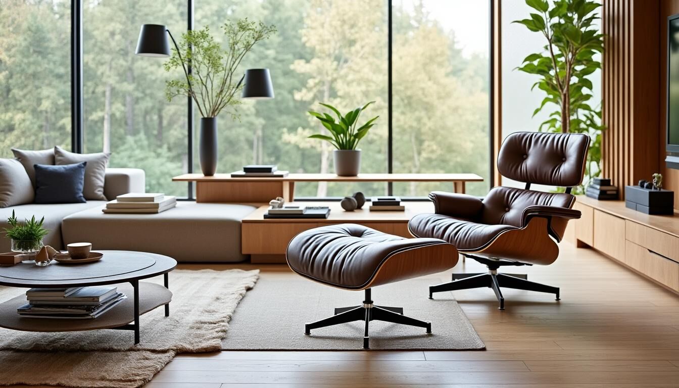 Découvrez Charles & Ray Eames, designers emblématiques du mobilier moderne, célèbres pour leurs créations innovantes alliant fonctionnalité et esthétique intemporelle.