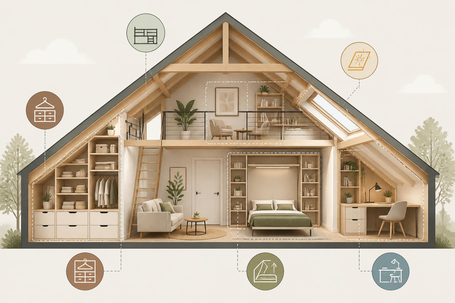 découvrez comment aménager vos combles pour optimiser l'espace sous les toits et créer des pièces supplémentaires confortables et fonctionnelles.