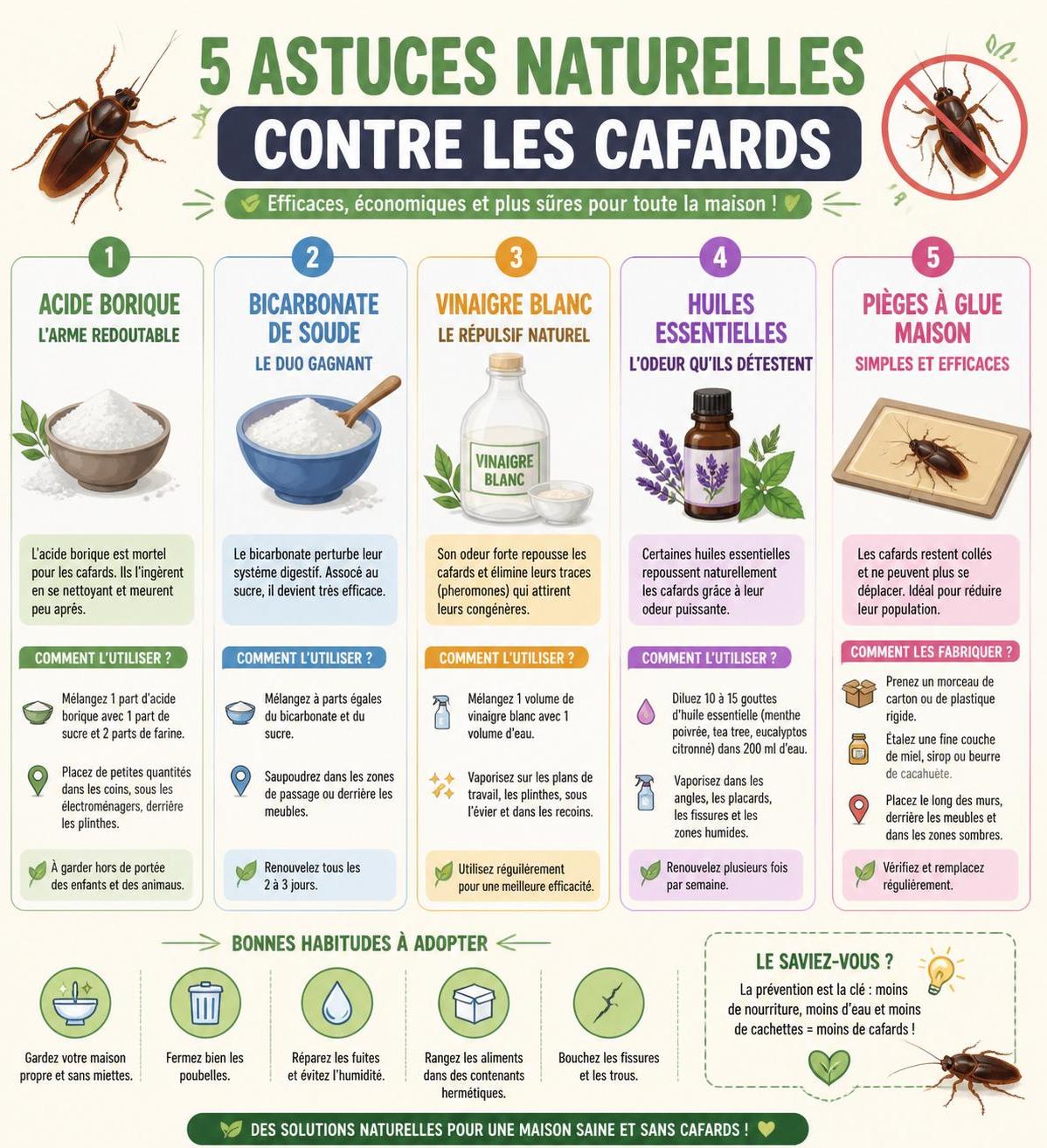 découvrez notre guide complet pour éliminer définitivement les cafards de votre maison. conseils pratiques, astuces efficaces et méthodes naturelles pour un environnement sain et sans nuisibles.