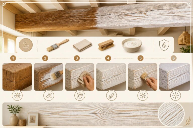 découvrez notre guide complet pour céruser vos poutres et obtenir un rendu naturel et éclatant. astuces, techniques et conseils pour sublimer votre intérieur avec élégance.