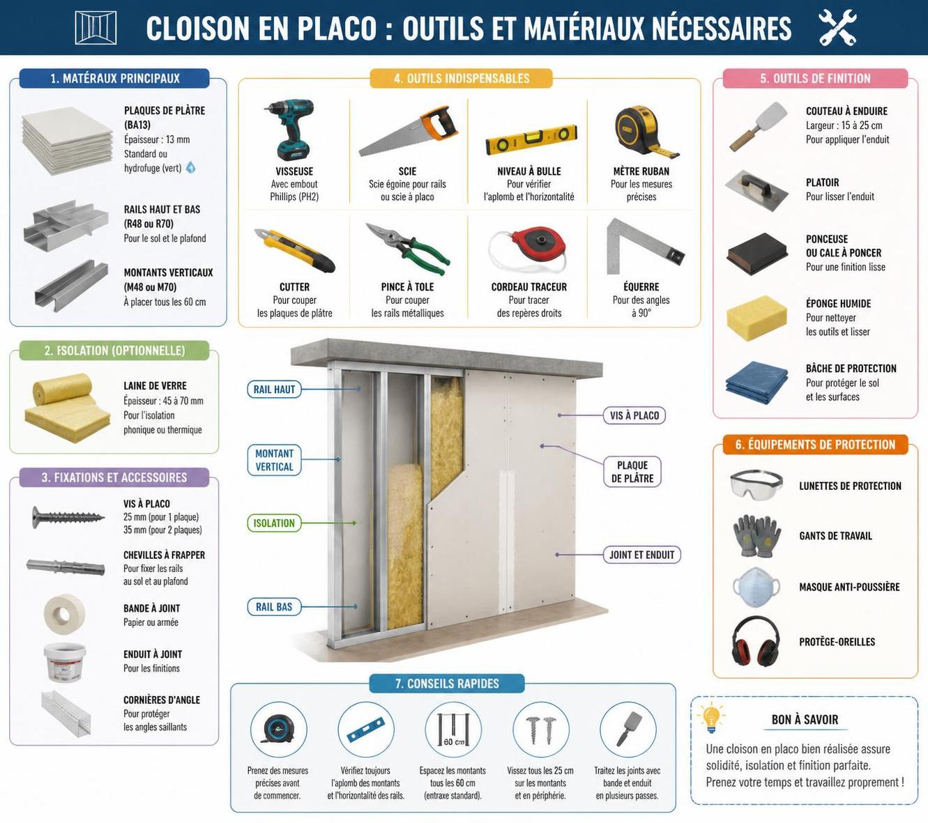 découvrez comment construire une séparation légère chez vous avec une cloison en placo, une solution pratique et rapide pour aménager vos espaces.