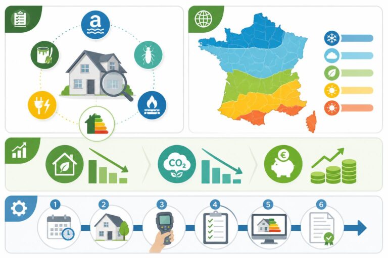 découvrez tout ce qu'il faut savoir sur le diagnostic immobilier et l'efficacité énergétique pour optimiser la valeur de votre bien et réaliser des économies d'énergie.