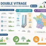 découvrez tout sur le double vitrage en 2026 : coûts, économies d'énergie réalisées et aides financières disponibles pour vos travaux d'isolation.