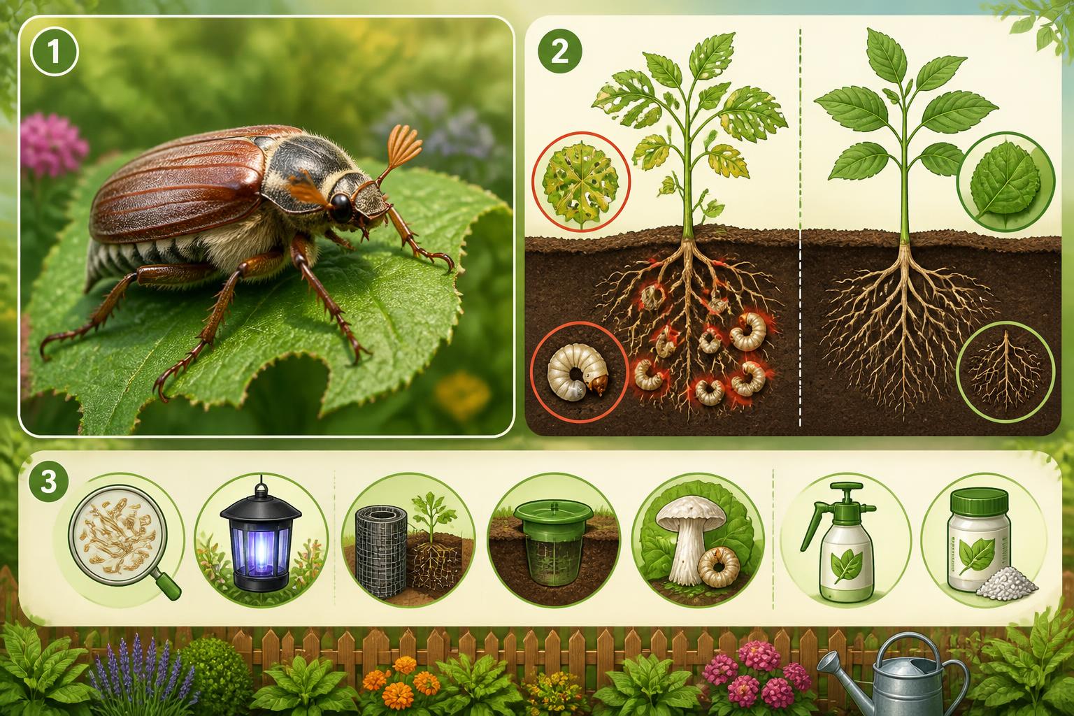 découvrez comment protéger efficacement vos plantes des hannetons, un ravageur courant au jardin, grùce à nos conseils pratiques et astuces naturelles.