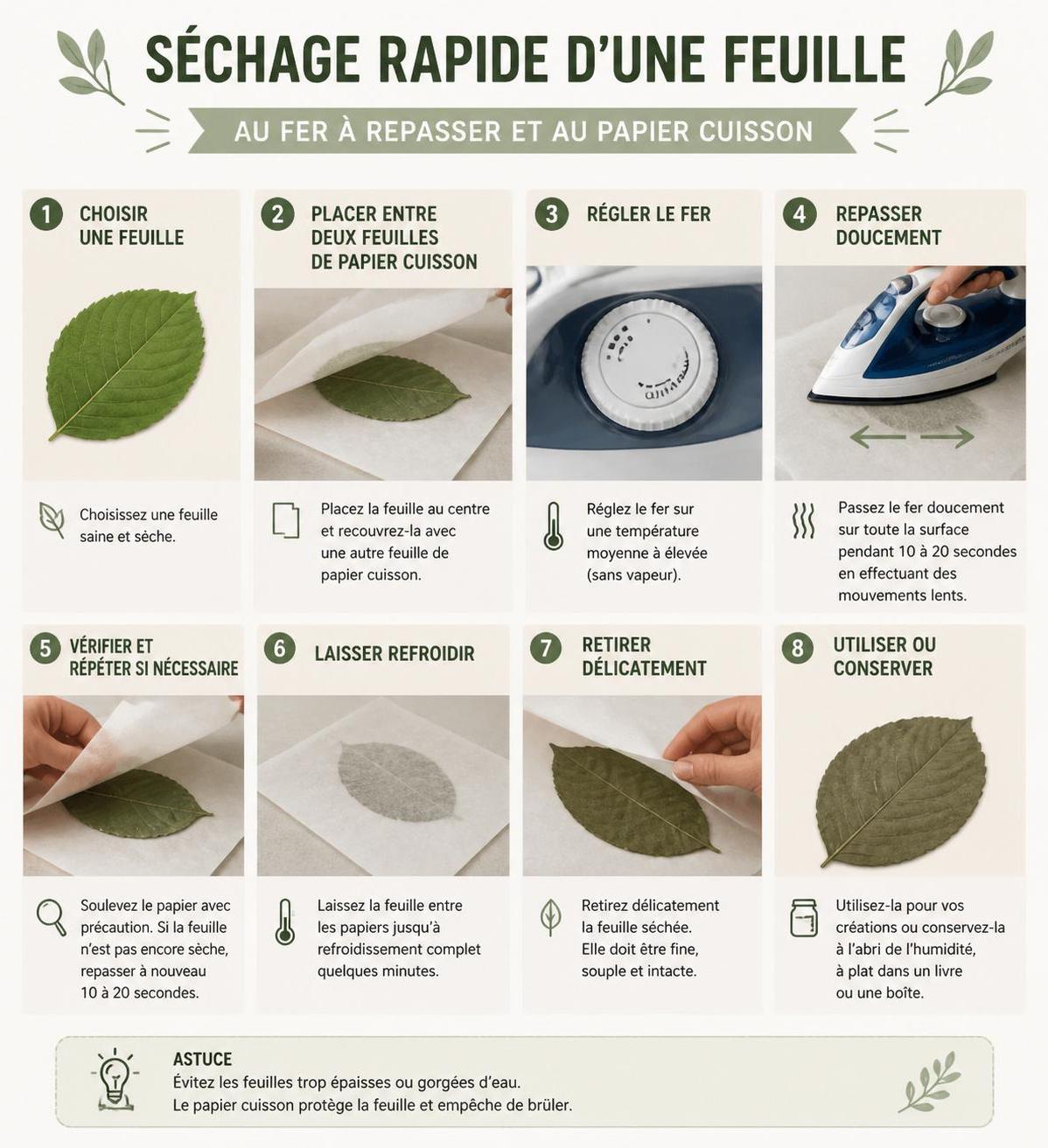 découvrez nos astuces efficaces pour sécher des feuilles rapidement et facilement, afin de préserver leurs couleurs et leurs parfums en un rien de temps.