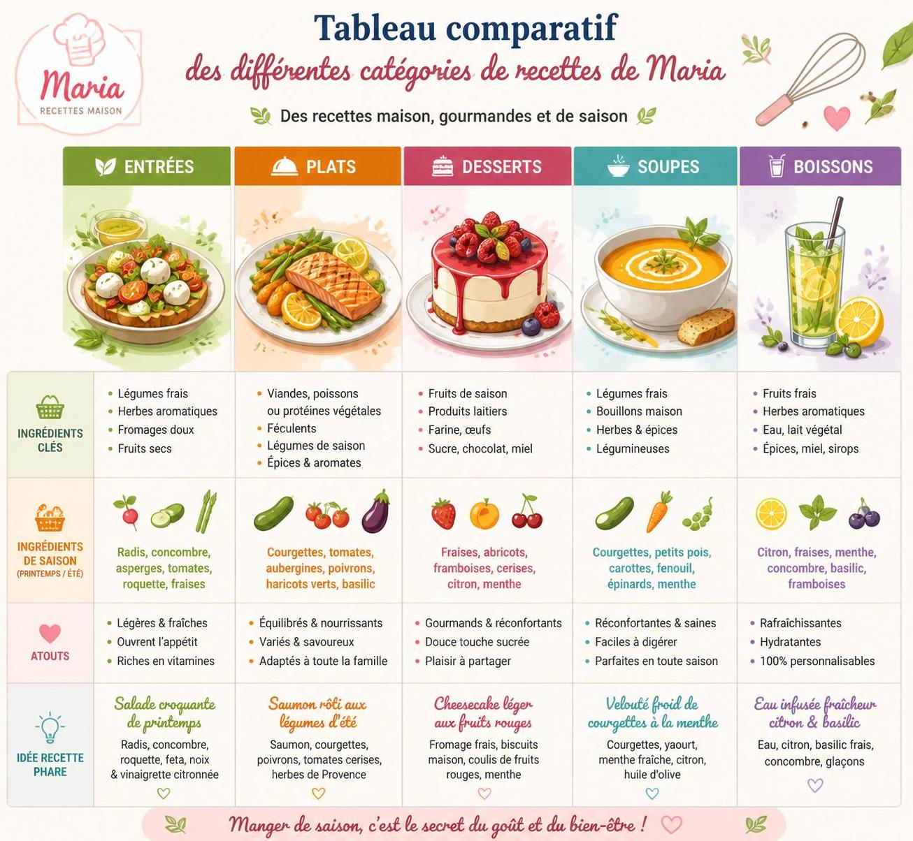 découvrez les recettes simples et savoureuses de maria, pour sublimer chaque moment avec des plats faciles à préparer et pleins de goût.