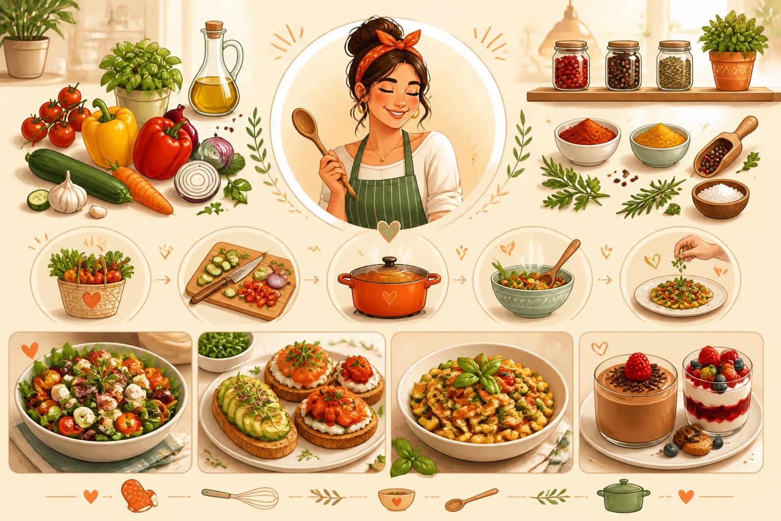 découvrez les recettes simples et savoureuses de maria pour égayer chaque moment de votre journée avec des plats faciles à préparer et pleins de saveurs.