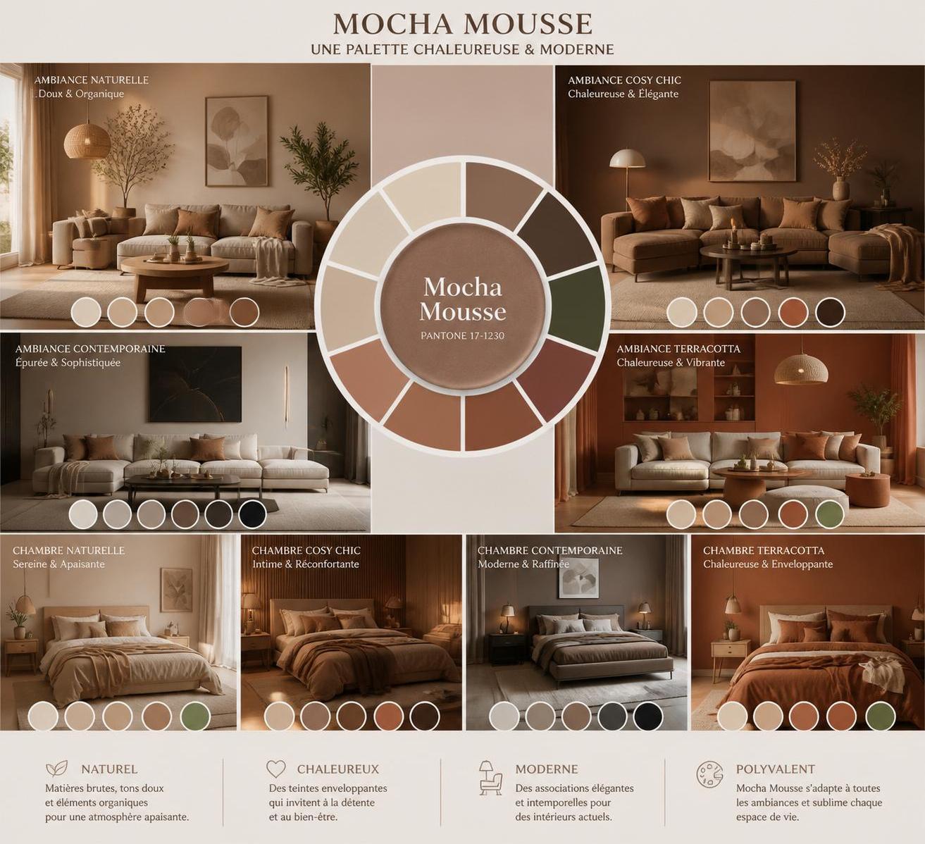 découvrez comment la mocha mousse au plafond révolutionne la décoration intérieure en agrandissant visuellement tous vos espaces avec audace et élégance.