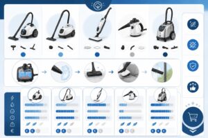 découvrez notre guide d'achat complet et notre comparatif des meilleurs nettoyeurs vapeur pour choisir le modèle idéal selon vos besoins et votre budget.