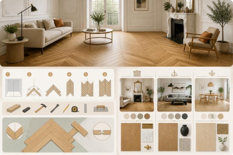 découvrez notre guide complet pour poser un parquet point de hongrie et trouvez l'inspiration déco pour sublimer votre intérieur avec ce style élégant et intemporel.