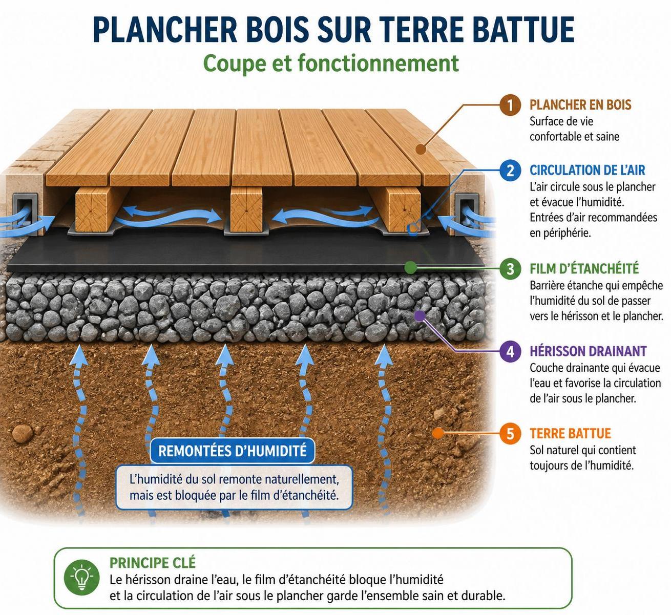 découvrez des méthodes efficaces, des astuces pratiques et les pièges à éviter pour réussir la pose d'un plancher en terre battue.