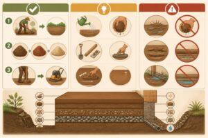 découvrez les méthodes efficaces, astuces pratiques et pièges à éviter pour réussir la pose et l'entretien d'un plancher en terre battue.