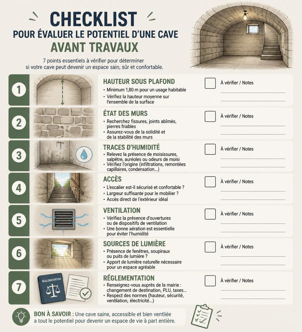 découvrez comment transformer votre cave en un espace de vie fonctionnel et agréable grâce à nos idées créatives et étapes clés pour réussir votre projet.