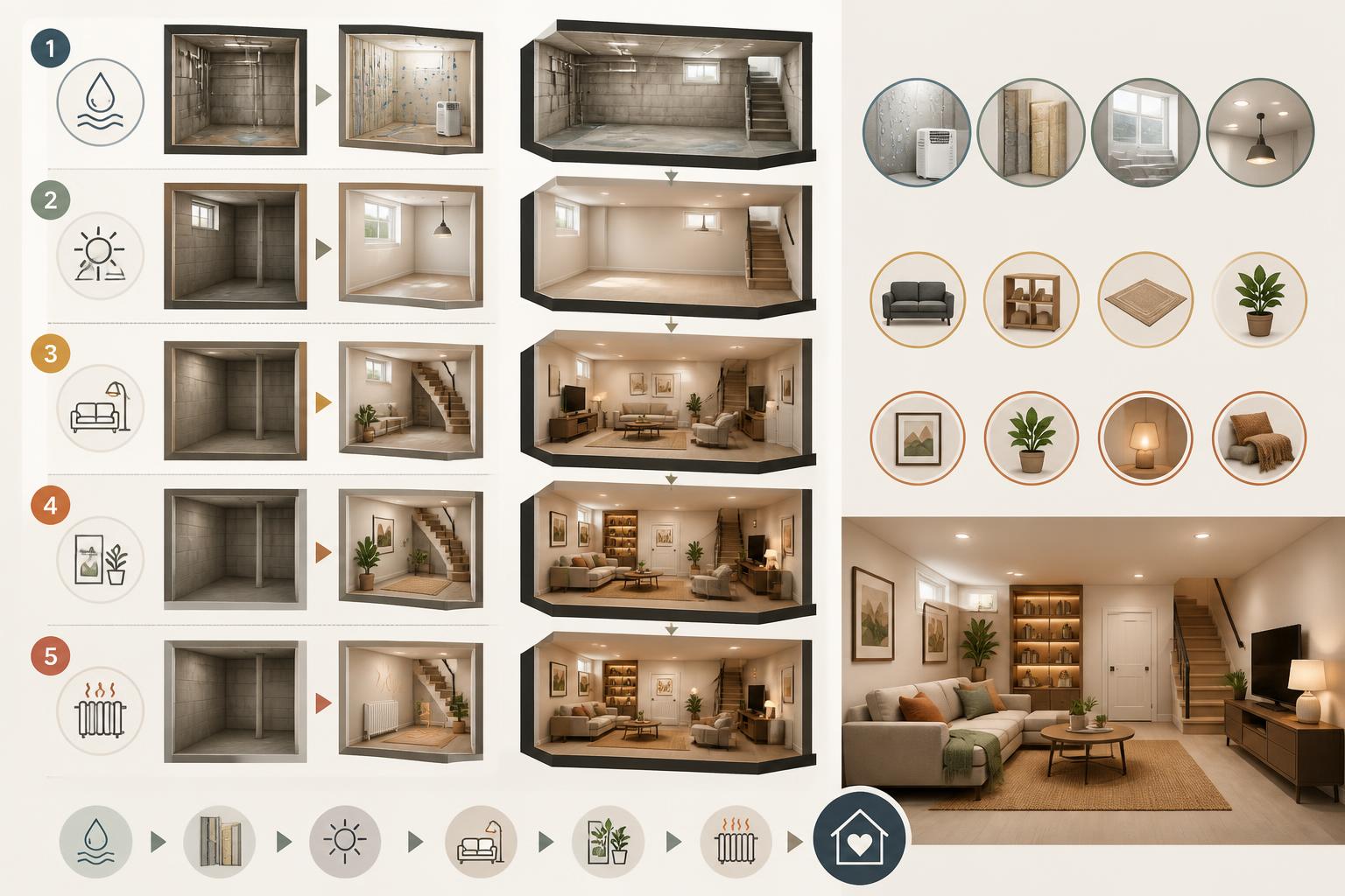 découvrez comment transformer votre cave en un espace de vie confortable avec nos idées créatives et les étapes clés pour réussir votre projet d'aménagement.