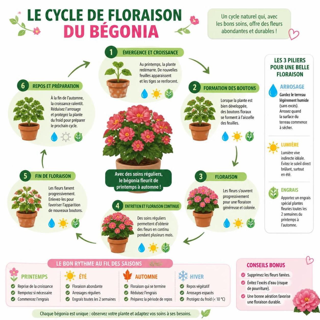 découvrez comment cultiver et entretenir le bégonia, une plante colorée idéale en pot ou au jardin, grâce à nos conseils pratiques pour un feuillage éclatant et une floraison durable.
