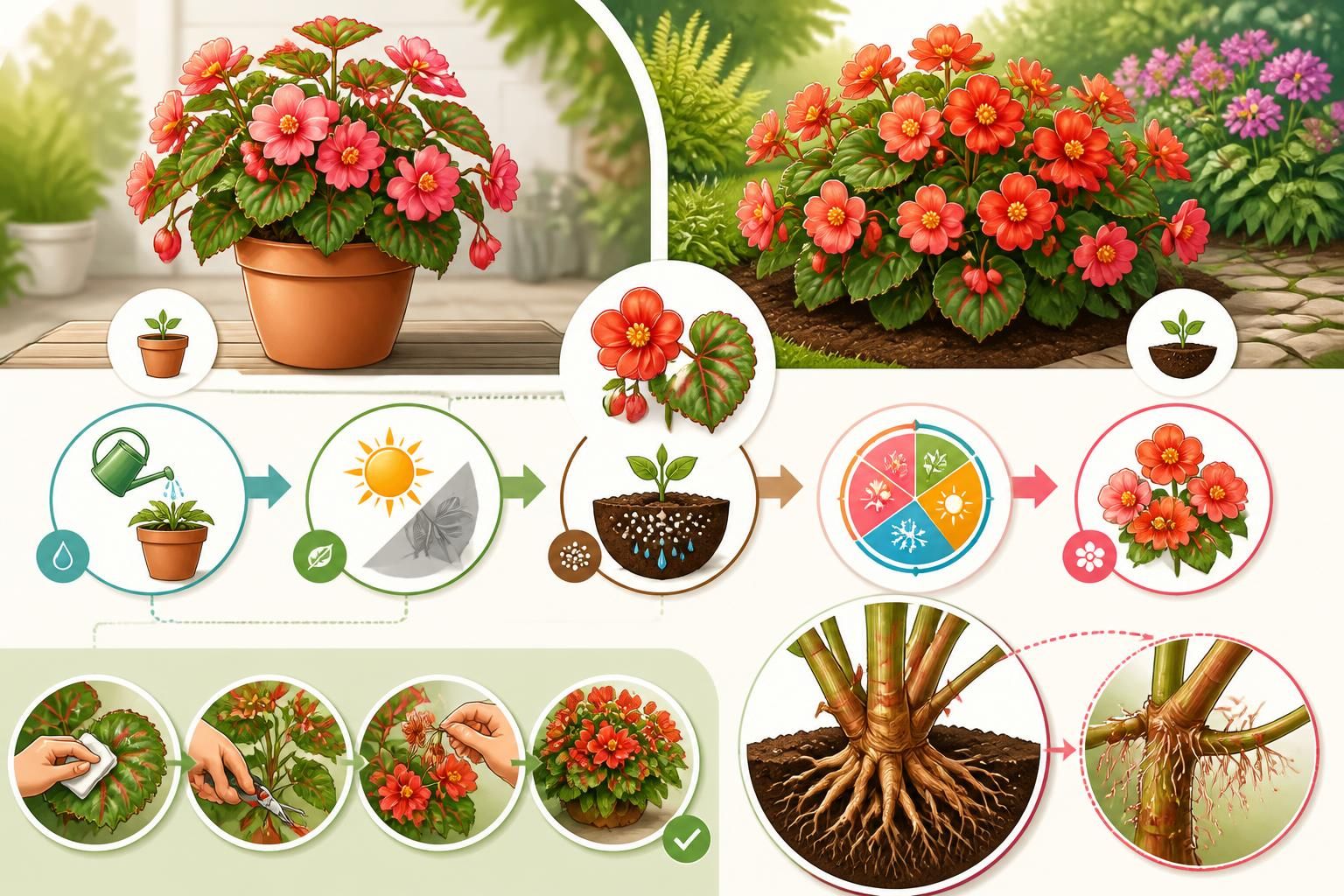 découvrez comment cultiver et entretenir facilement le bégonia, une plante colorée parfaite en pot ou au jardin pour égayer votre espace extérieur.