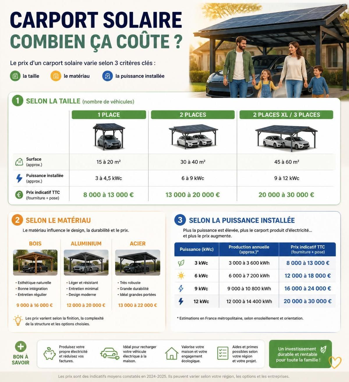 découvrez tout sur le carport solaire : prix, installation, avantages et conseils essentiels pour réussir votre projet d'abri voiture équipé de panneaux solaires.