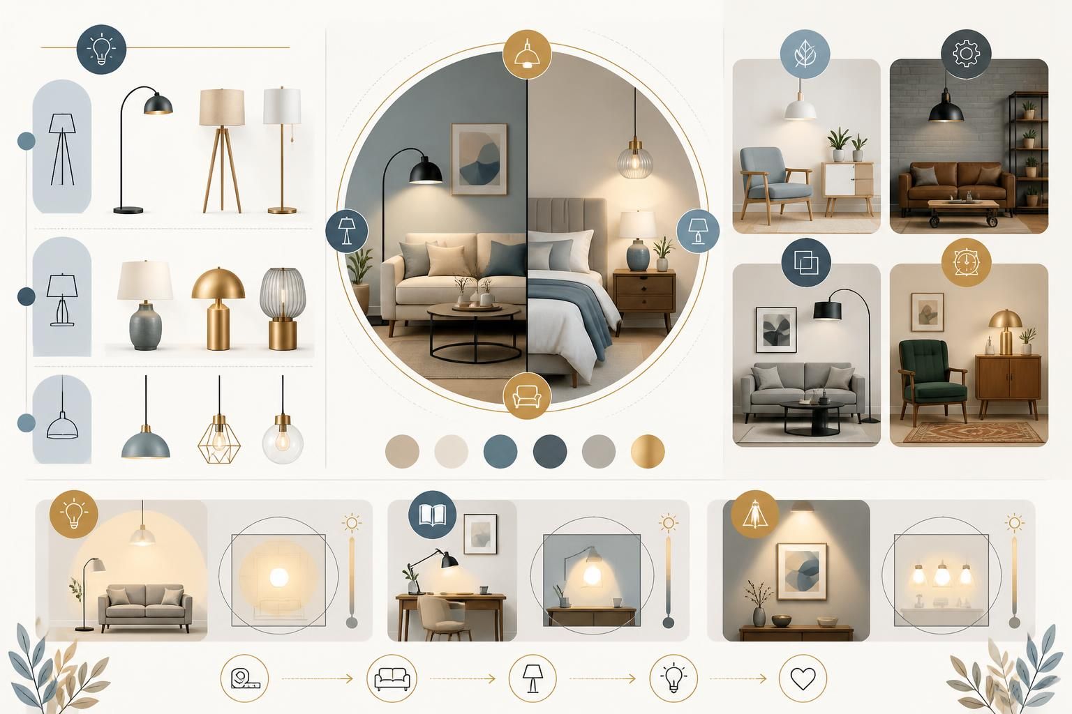 découvrez notre guide complet pour choisir la lampe idéale de salon ou de chambre et apportez une touche de style et d'éclairage parfait à votre intérieur.