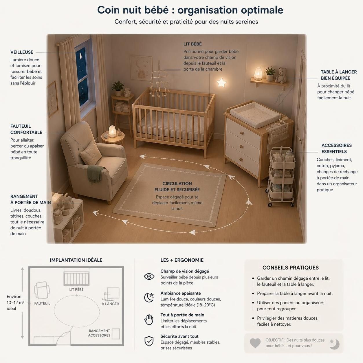 découvrez notre guide complet pour choisir le lit bébé idéal, alliant sécurité et confort, afin d'offrir à votre enfant un sommeil serein et paisible.