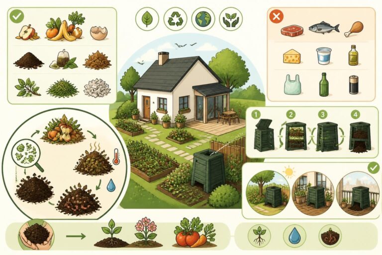 découvrez notre guide complet pour débutants sur le compost maison en 2026. apprenez toutes les astuces pour produire un compost naturel, écologique et efficace, et transformez vos déchets en ressources pour votre jardin.