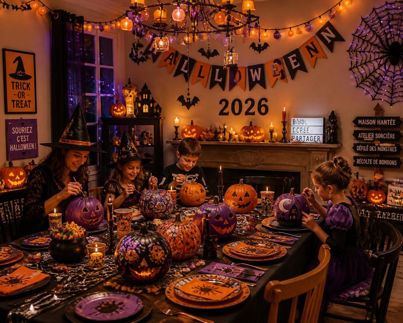 découvrez les idées déco halloween 2026 pour transformer votre maison avec style cet automne. tendances, astuces et inspirations pour une ambiance effrayante et conviviale.