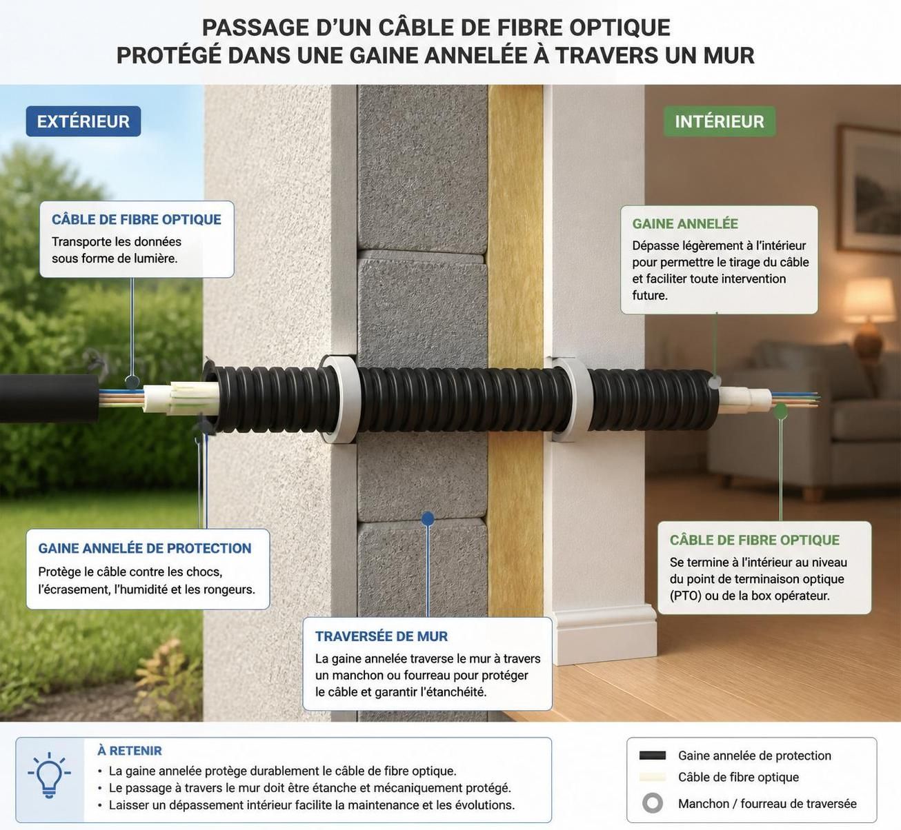 découvrez tout ce qu'il faut savoir sur le diamètre des gaines pour fibre optique afin de planifier efficacement votre installation et garantir une performance optimale.