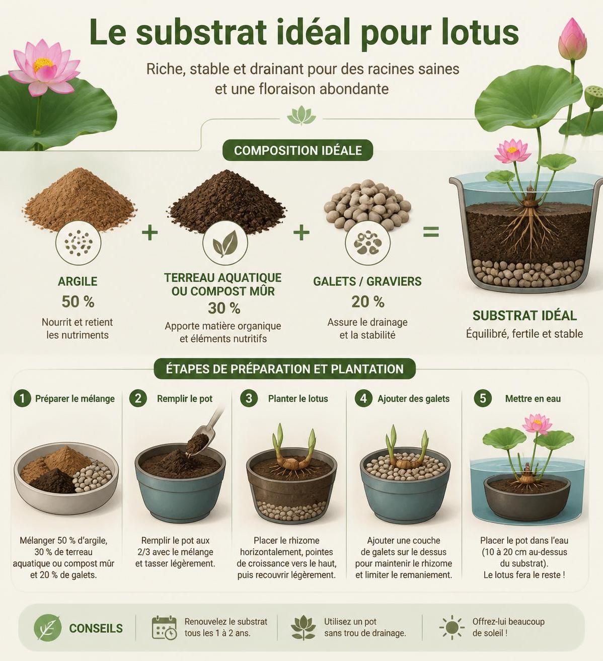découvrez comment cultiver et entretenir la fleur de lotus chez vous, une plante aquatique élégante et symbolique, pour qu'elle fleurisse pleinement dans votre jardin ou bassin.