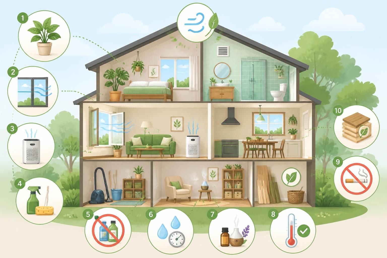 découvrez 10 habitudes simples pour une maison saine et améliorez la qualité de l'air intérieur afin de préserver votre santé et votre bien-être au quotidien.