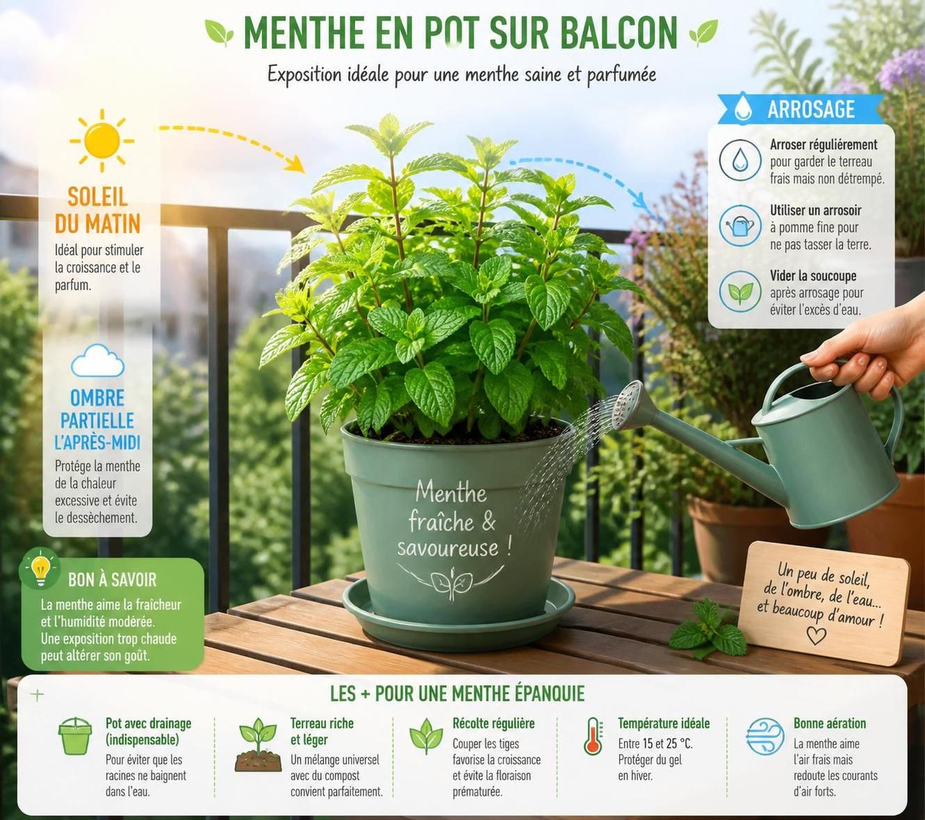 découvrez comment cultiver la menthe en pot, maîtriser sa croissance pour éviter qu'elle envahisse votre jardin, et choisissez la variété de menthe idéale selon vos besoins.
