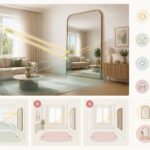 découvrez comment positionner un miroir décoratif pour agrandir visuellement et embellir votre espace intérieur avec style et élégance.