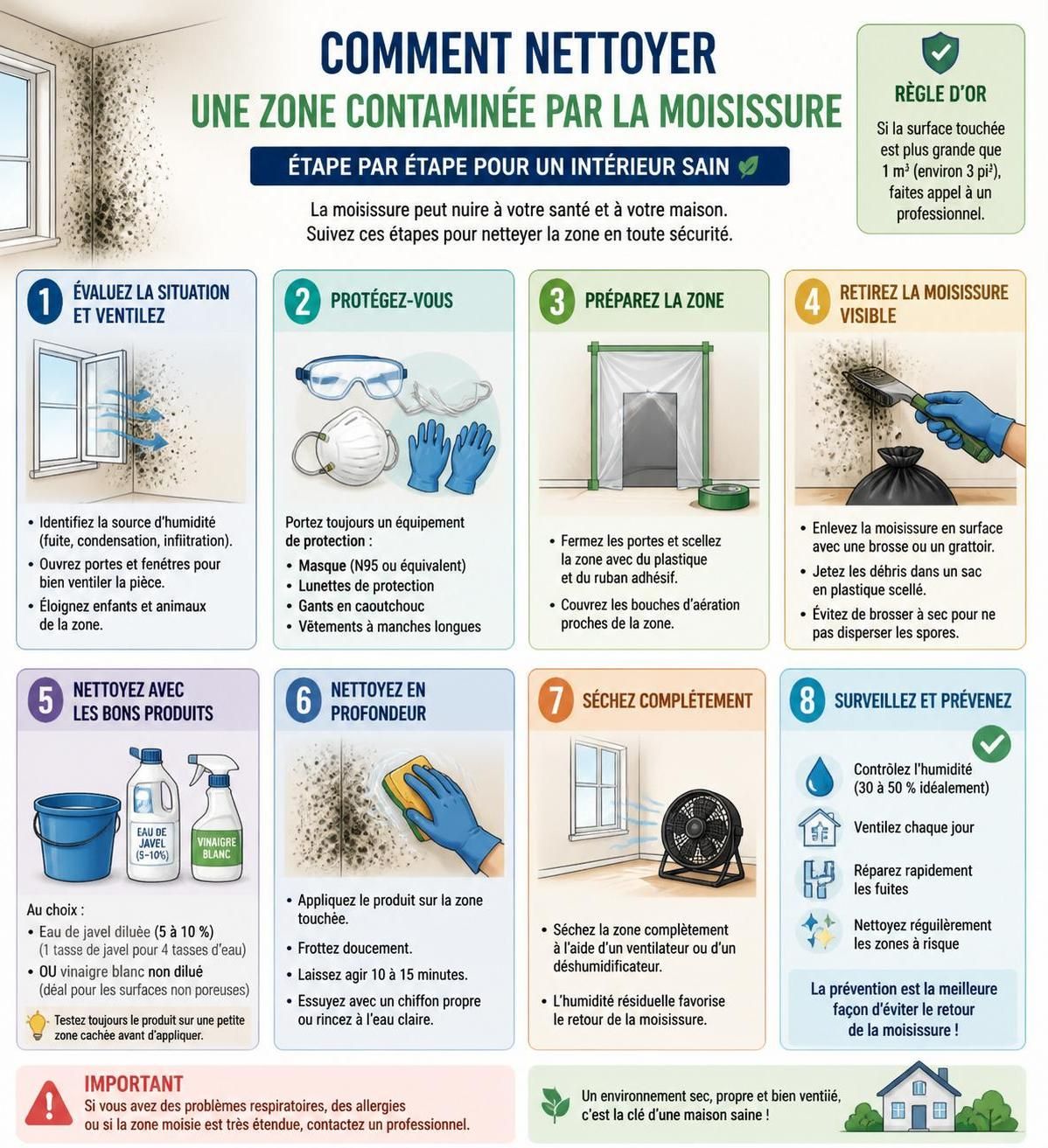 découvrez comment identifier les différents types de moisissures dans votre maison, les méthodes efficaces pour les traiter et les conseils pratiques pour éviter leur réapparition.