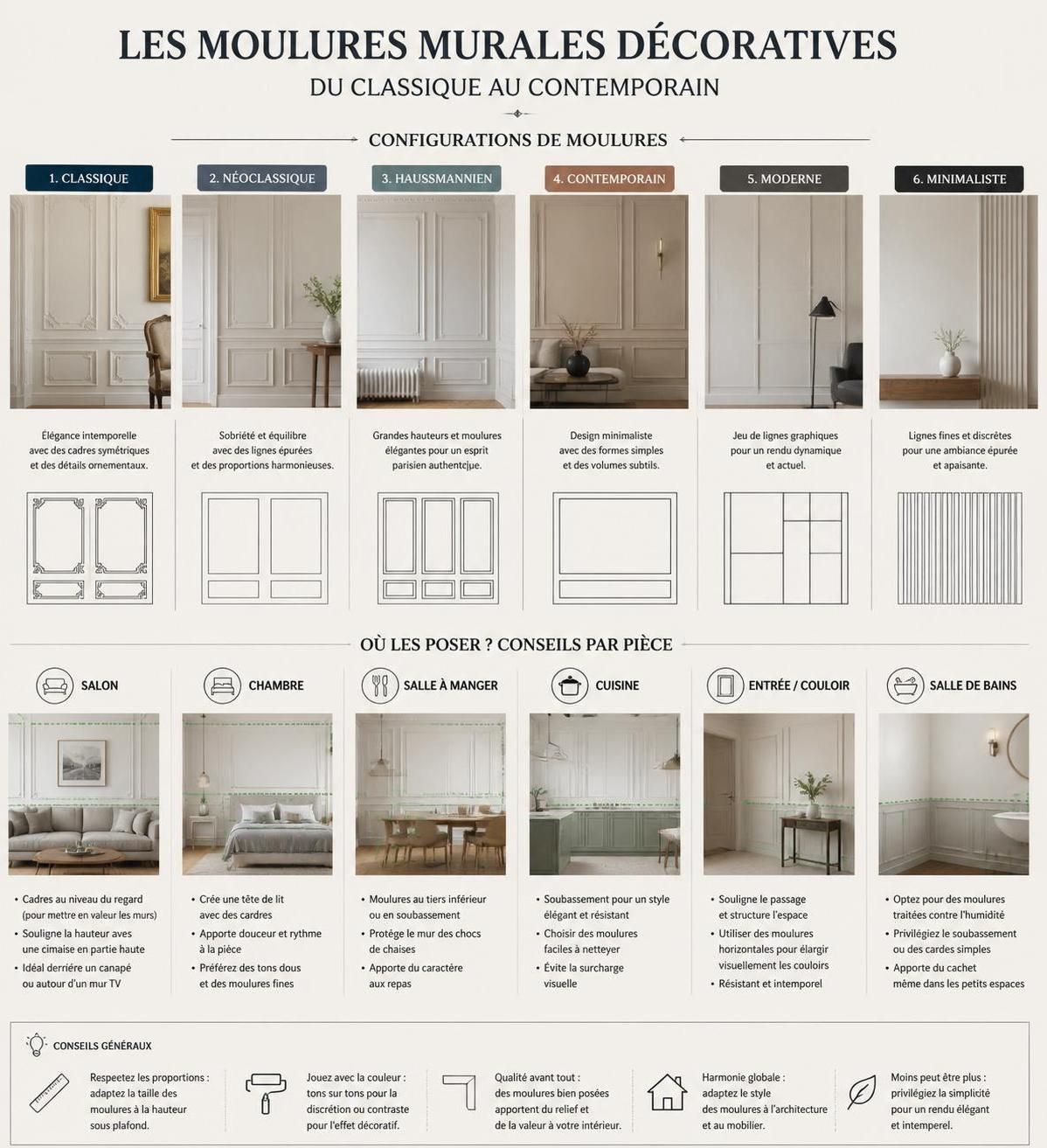 découvrez comment les moulures décoratives murales peuvent transformer vos murs en créant des effets de panneaux élégants et personnalisés chez vous.