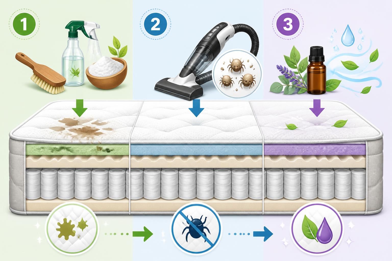 découvrez des méthodes efficaces pour nettoyer un matelas en profondeur, éliminer les taches, les acariens et les mauvaises odeurs, pour un sommeil sain et réparateur.