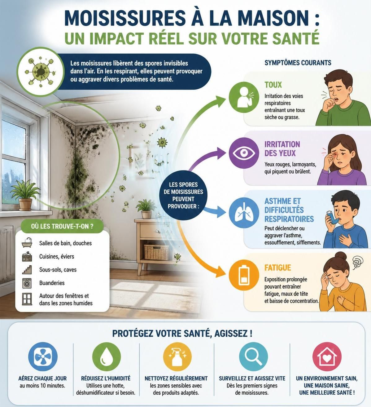 découvrez comment identifier les causes des odeurs de moisi dans votre maison et apprenez les méthodes efficaces pour les éliminer définitivement.
