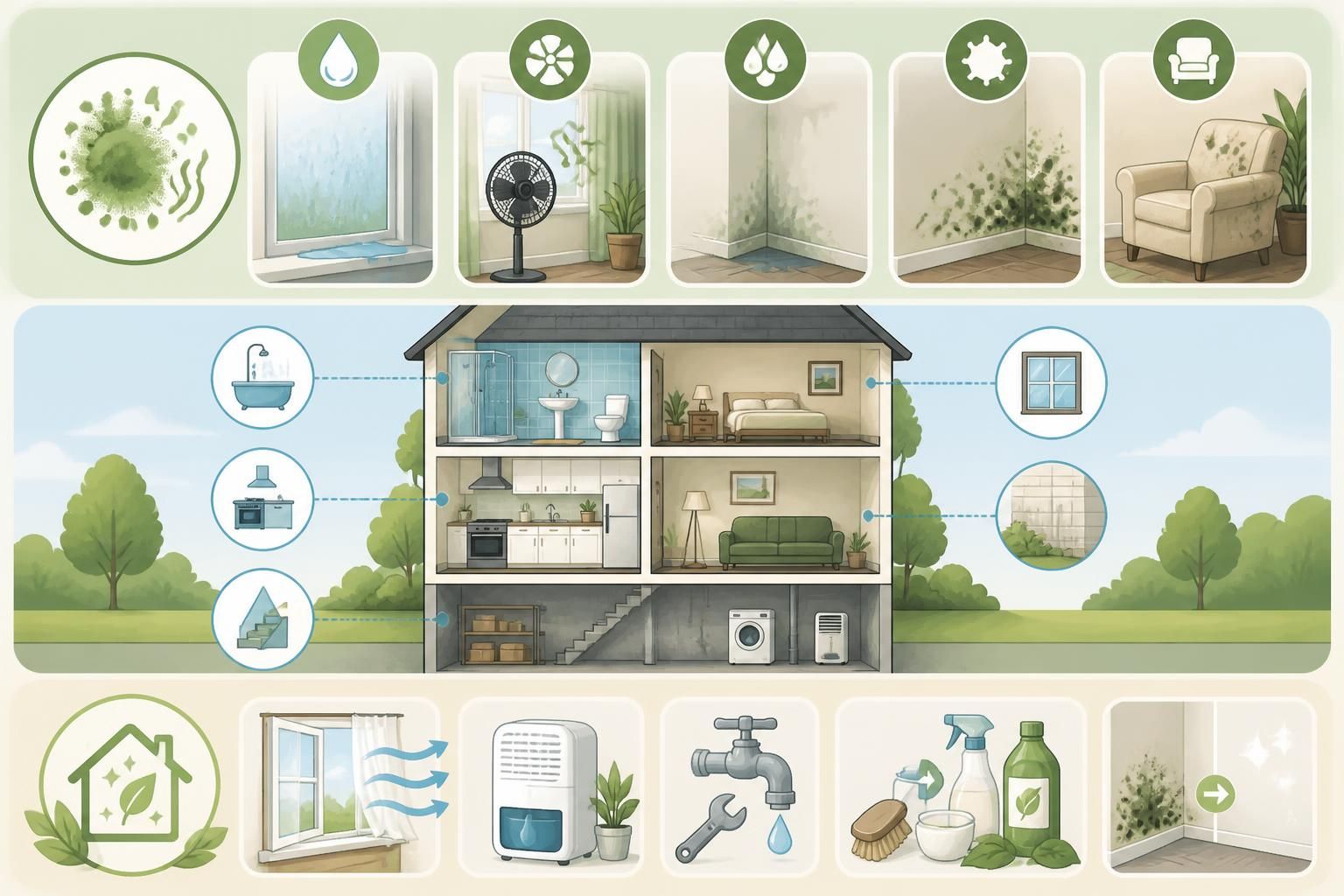 découvrez comment identifier les causes des odeurs de moisi dans votre maison et apprenez des méthodes efficaces pour les éliminer durablement.