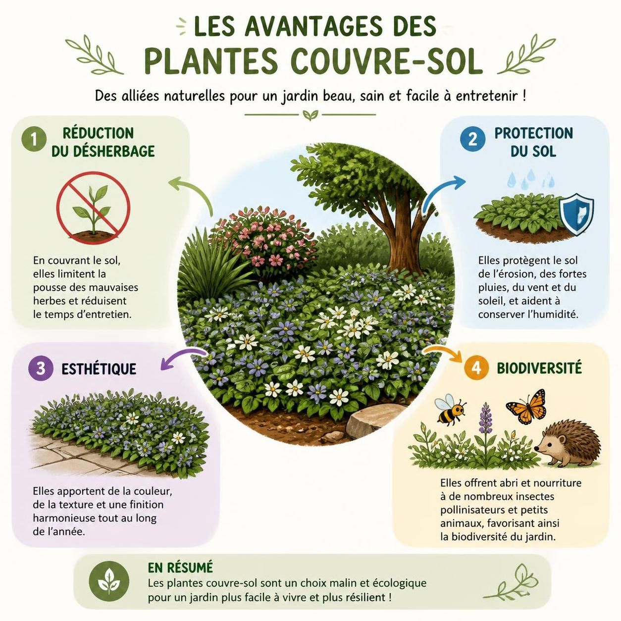 découvrez les meilleures plantes couvre-sol pour habiller votre jardin avec style et facilité. idéales pour protéger le sol et embellir vos espaces verts.
