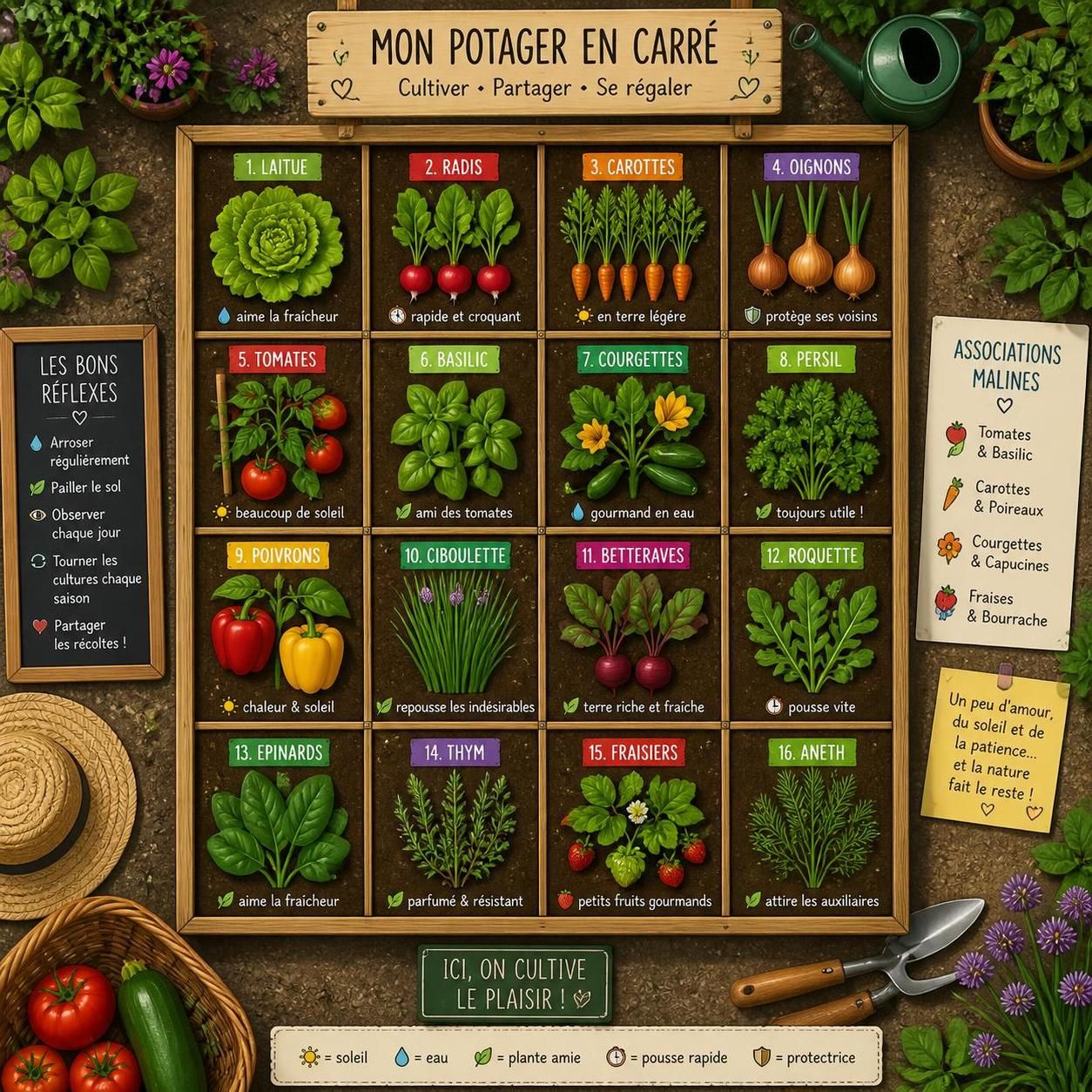 découvrez comment créer et gérer facilement votre premier potager en carré pour cultiver vos légumes frais et naturels chez vous.