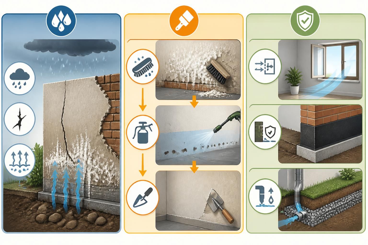 découvrez les causes du salpêtre sur les murs, les traitements efficaces pour s'en débarrasser et les astuces pour prévenir son retour afin de protéger votre habitat.