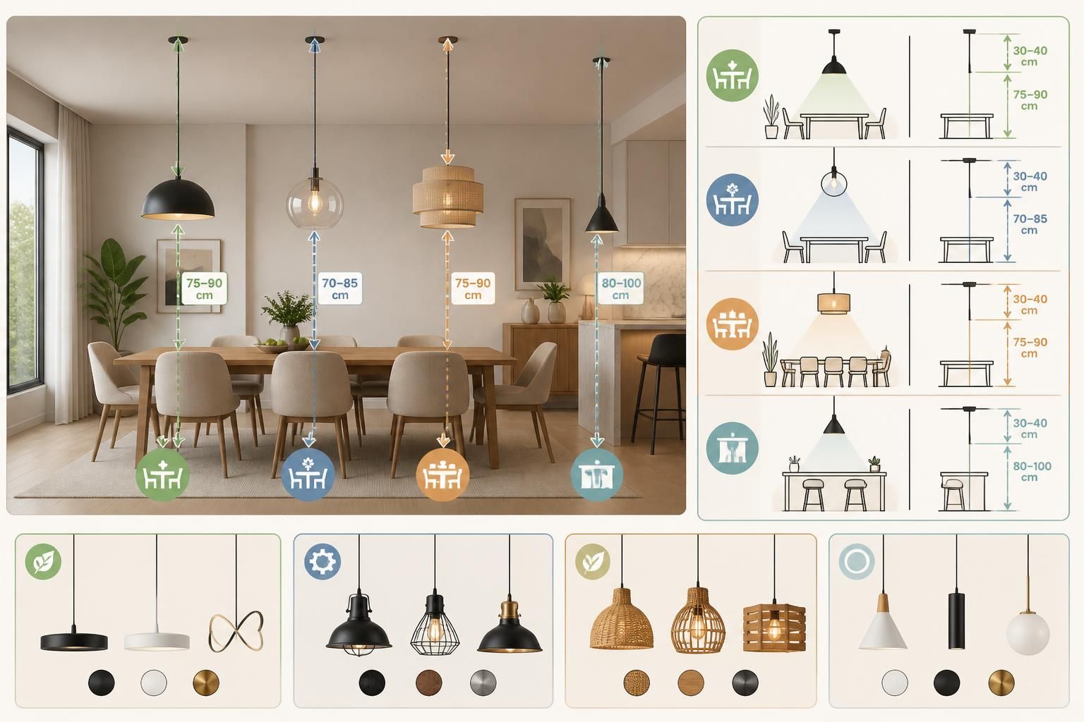 découvrez comment choisir la bonne hauteur et le style idéal pour votre suspension luminaire afin d'illuminer parfaitement votre intérieur avec élégance et fonctionnalité.