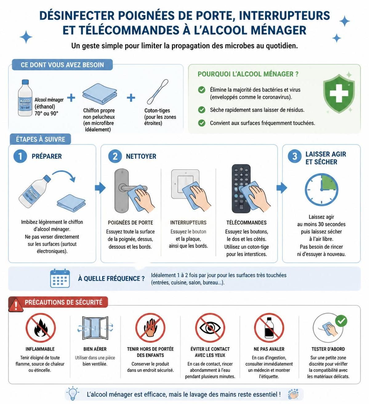 découvrez 10 astuces efficaces pour utiliser l'alcool ménager afin de nettoyer, détartrer et désinfecter facilement toutes les surfaces de votre maison.