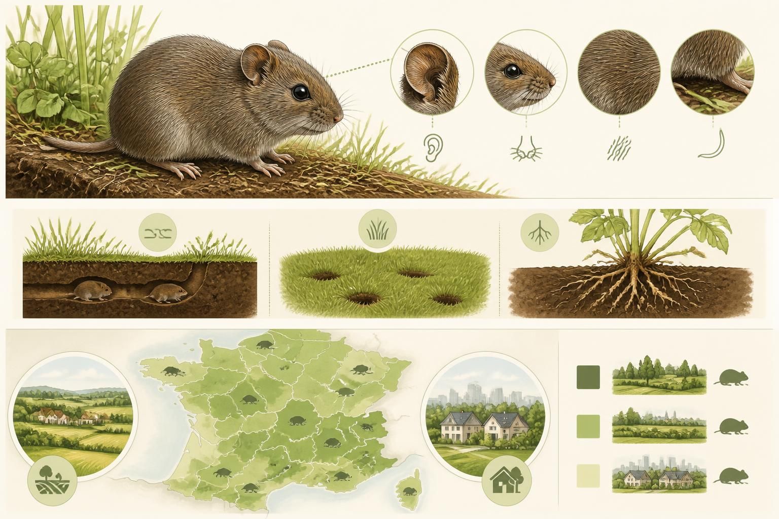 découvrez comment identifier les campagnols, ces rongeurs discrets, et apprenez des méthodes efficaces pour protéger votre jardin contre leurs dégâts.