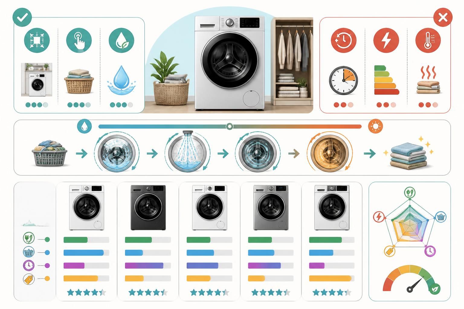découvrez les avantages et limites du lave-linge séchant avec notre comparatif des meilleurs modèles 2026 pour choisir l'appareil idéal alliant praticité et performance.