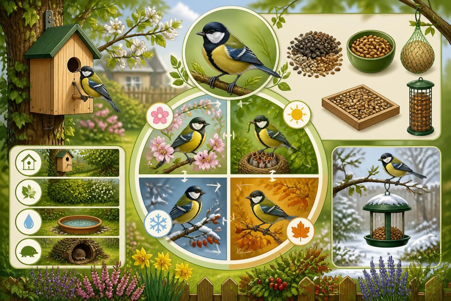 découvrez nos conseils pratiques pour attirer les mésanges dans votre jardin et apprendre à les garder toute l'année grâce à un environnement accueillant et adapté.