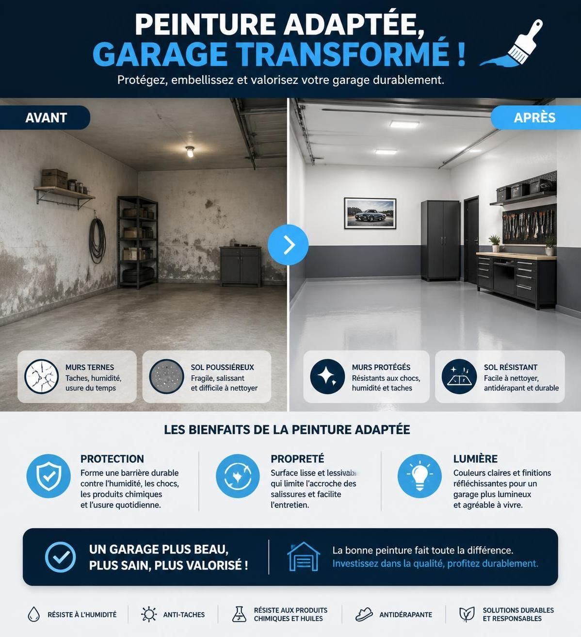découvrez comment peindre votre garage avec succès grâce à nos conseils sur la préparation, le choix des peintures adaptées et les étapes clés pour un résultat durable et esthétique.