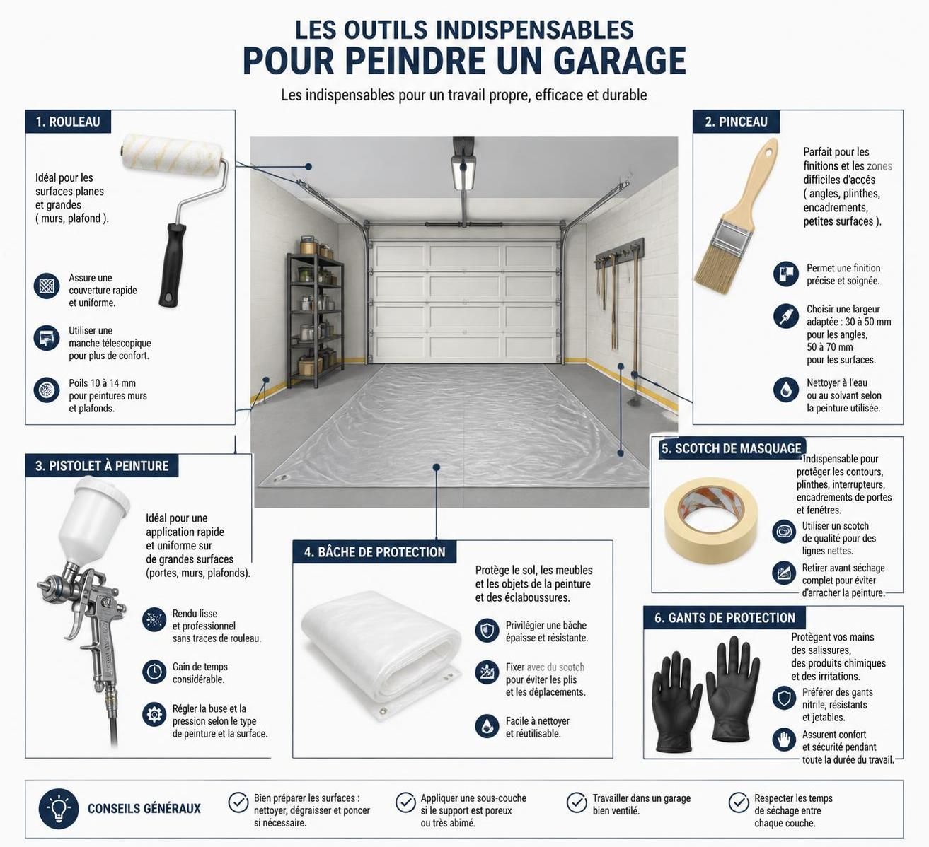 découvrez comment préparer votre garage, choisir les peintures adaptées et suivre les étapes clés pour réussir une peinture durable et esthétique.