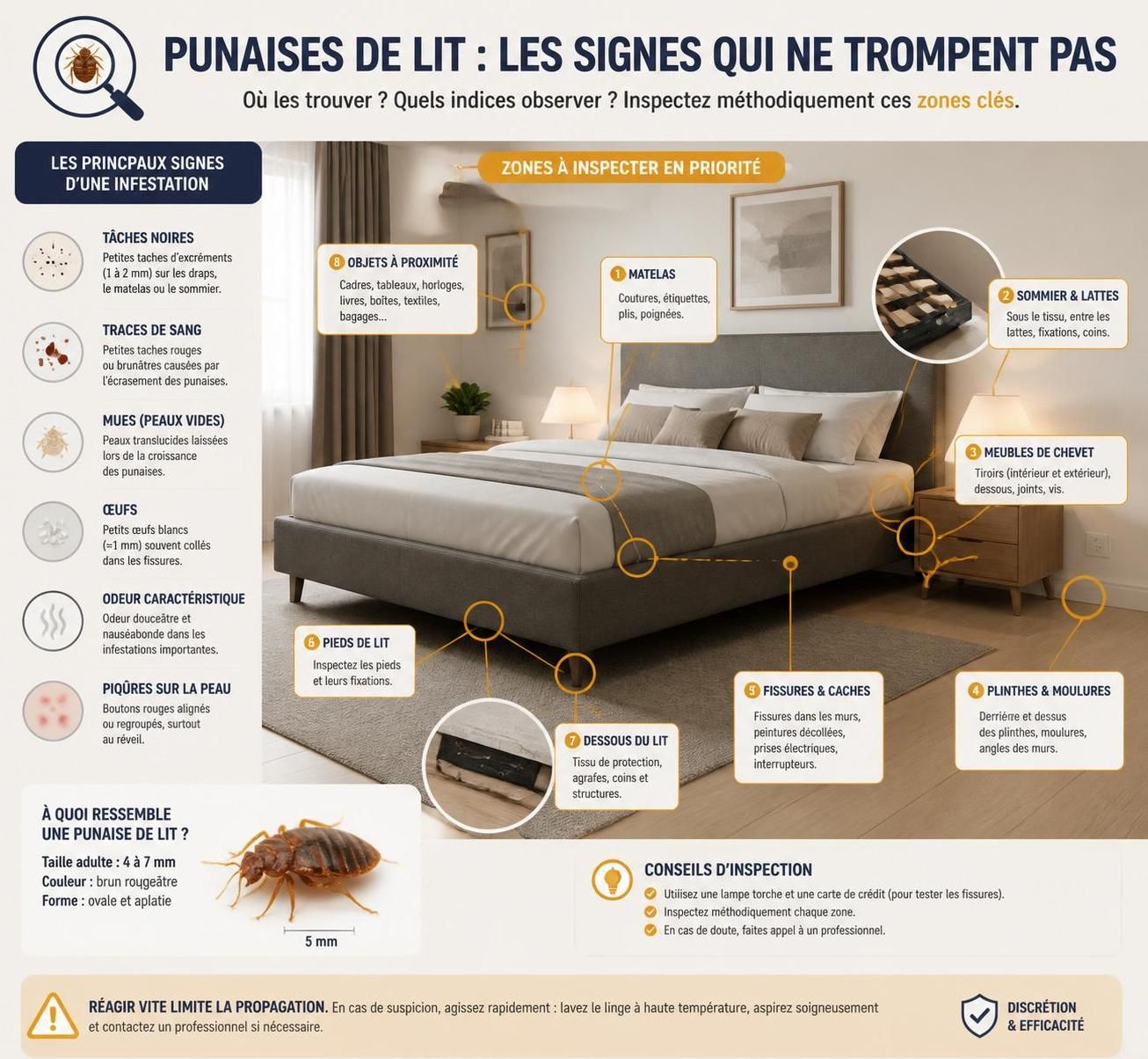 découvrez comment détecter, éliminer efficacement les punaises de lit et protéger durablement votre maison grâce à nos conseils pratiques et solutions éprouvées.